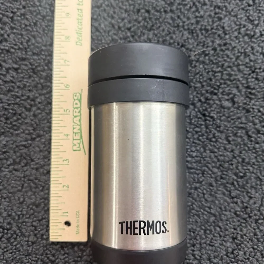 Thermos 16 oz. Vacuum Insulated Stainless Steel Food Jar - Silver/Black